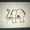 Kaart olifant ijzerdraad