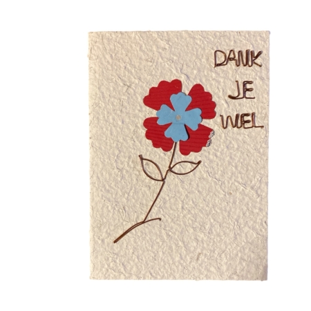Kaart Bloem Dankjewel