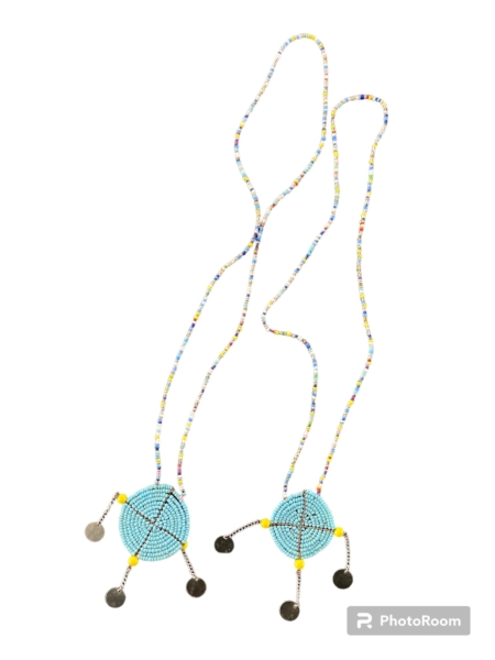 Ketting Maasai lichtblauw